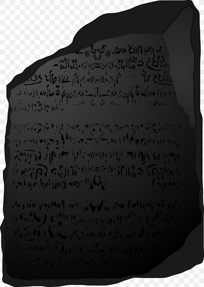 Rosetta Stone Translation Language Clip Art, PNG, 1362x1920px, Rosetta Stone, Black, Black And White, Demotic, Egyptian Download Free