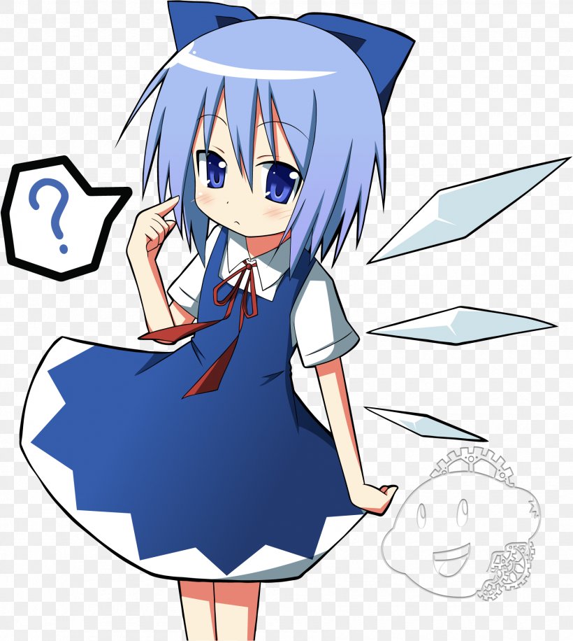 Touhou Project Cirno Shoot 'em Up Video Games Team Shanghai Alice, PNG, 1790x2000px, Watercolor, Cartoon, Flower, Frame, Heart Download Free