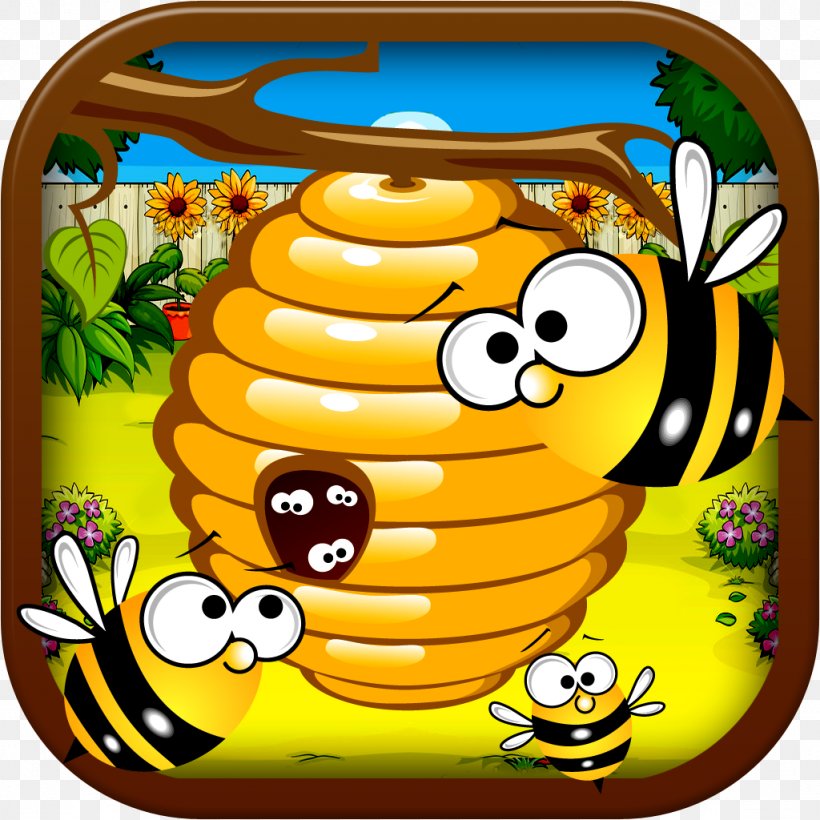 Honey Bee Bee Leader Adventure, PNG, 1024x1024px, Honey Bee, Adventure, Bee, Cartoon, Emoticon Download Free