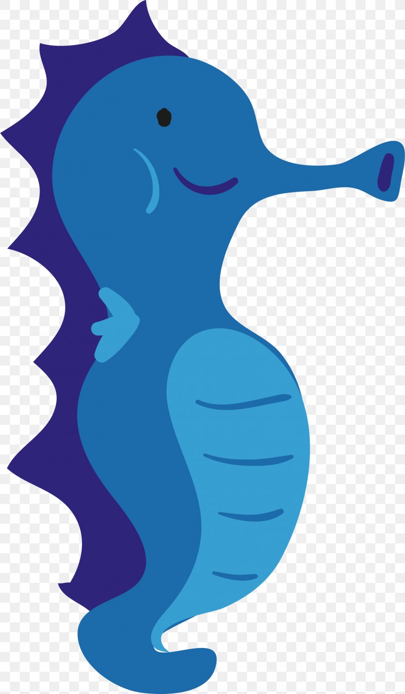 Seahorse Cartoon Clip Art, PNG, 1611x2762px, Seahorse, Animation, Beak, Blue, Cartoon Download Free