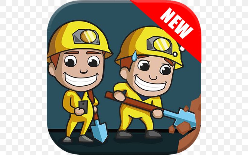 Idle Miner Tycoon Mining Video Game, PNG, 512x512px, Idle Miner Tycoon, Android, Cartoon, Cheating In Video Games, Game Download Free