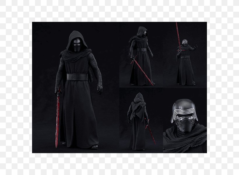 Kylo Ren Star Wars Sequel Trilogy Action & Toy Figures, PNG, 600x600px, Kylo Ren, Action Figure, Action Toy Figures, Black And White, Character Download Free