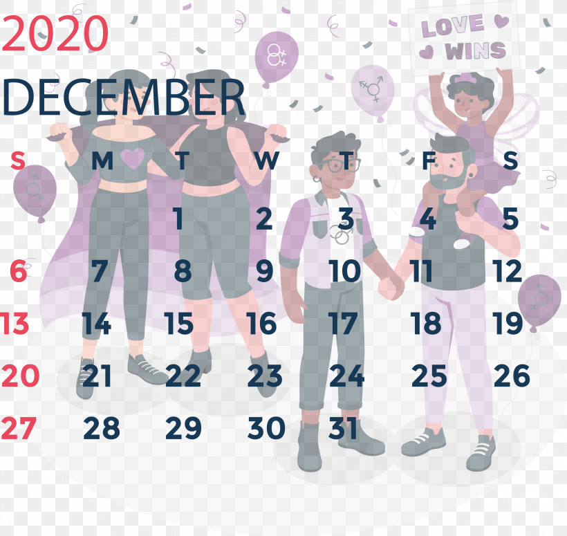 December 2020 Printable Calendar December 2020 Calendar, PNG, 3000x2836px, December 2020 Printable Calendar, Behavior, Calendar System, Clothing, December Download Free