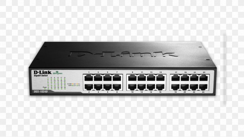 Gigabit Ethernet Network Switch Fast Ethernet D-Link, PNG, 1664x936px, Gigabit Ethernet, Audio Receiver, Computer Network, Computer Networking, Computer Port Download Free