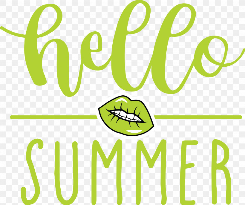 Hello Summer, PNG, 3000x2510px, Hello Summer, Area, Green, Logo, M Download Free