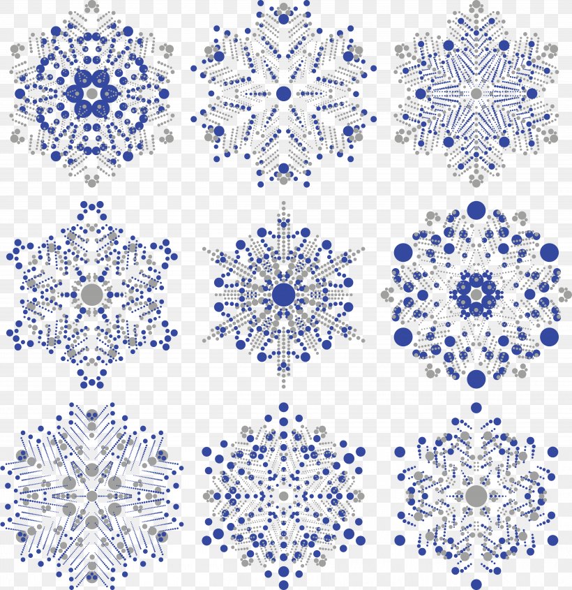 Snowflake, PNG, 5226x5387px, Snowflake, Area, Blue, Point, Snow Download Free