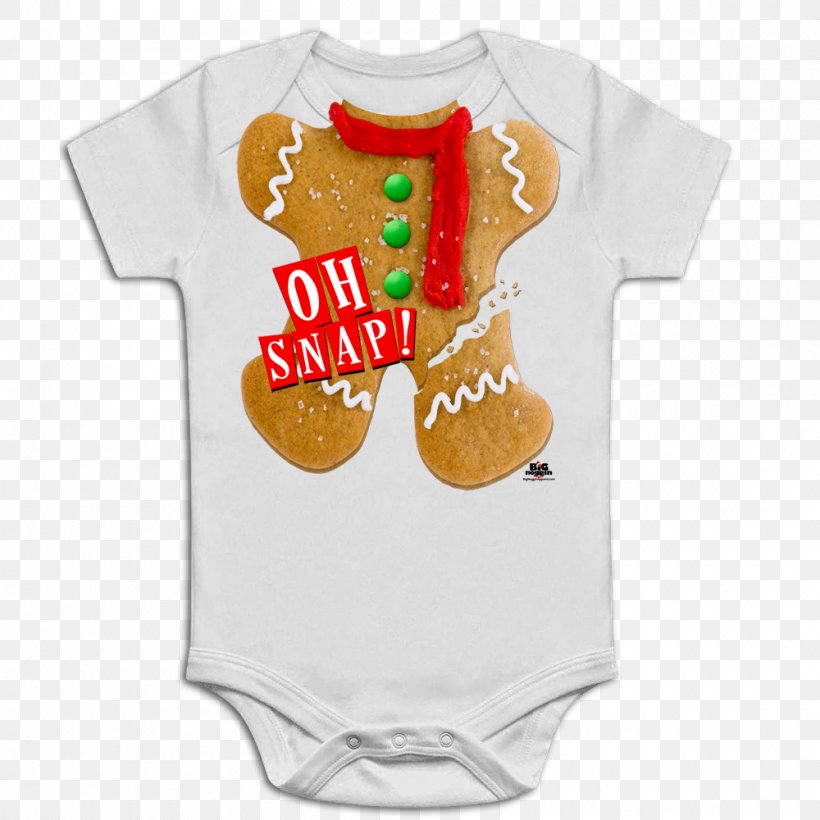 Baby & Toddler One-Pieces Gingerbread Man T-shirt Food, PNG, 1000x1000px, Baby Toddler Onepieces, Baby Products, Baby Toddler Clothing, Bluza, Christmas Download Free