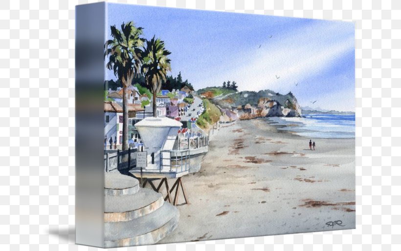 Watercolor Painting Avila Beach Artist, PNG, 650x514px, Painting, Art, Artist, Beach, D J Rogers Download Free