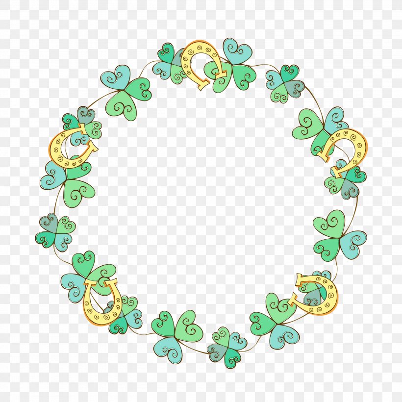 Saint Patricks Day, PNG, 3000x3000px, Saint Patricks Day, Bead, Body Jewelry, Bracelet, Emerald Download Free
