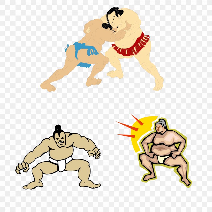 Sumo Sport Wrestling Clip Art, PNG, 2000x2000px, Watercolor, Cartoon, Flower, Frame, Heart Download Free