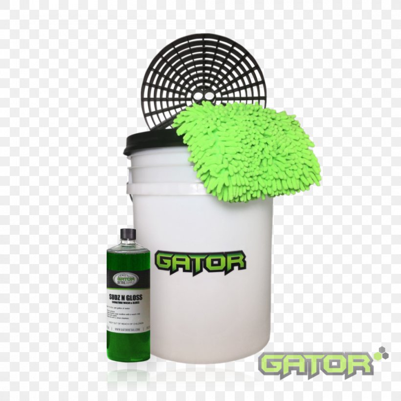 Auto Detailing Bucket Car Gator Detailing Products Washing, PNG, 1000x1000px, Auto Detailing, Brush, Bucket, Car, Gallon Download Free