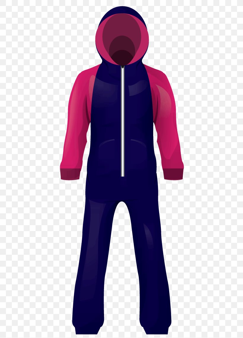 Hoodie Tracksuit Onesie Bluza, PNG, 450x1141px, Hoodie, Baby Toddler Onepieces, Bluza, Clothing, Electric Blue Download Free