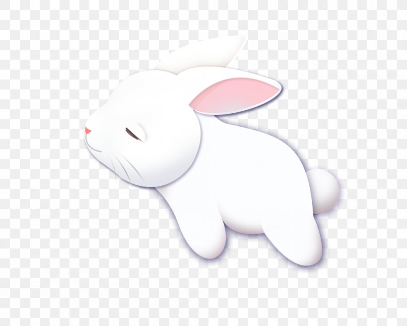 Moon Rabbit, PNG, 1000x800px, Rabbit, Blue, Cartoon, Easter Bunny, Green Download Free