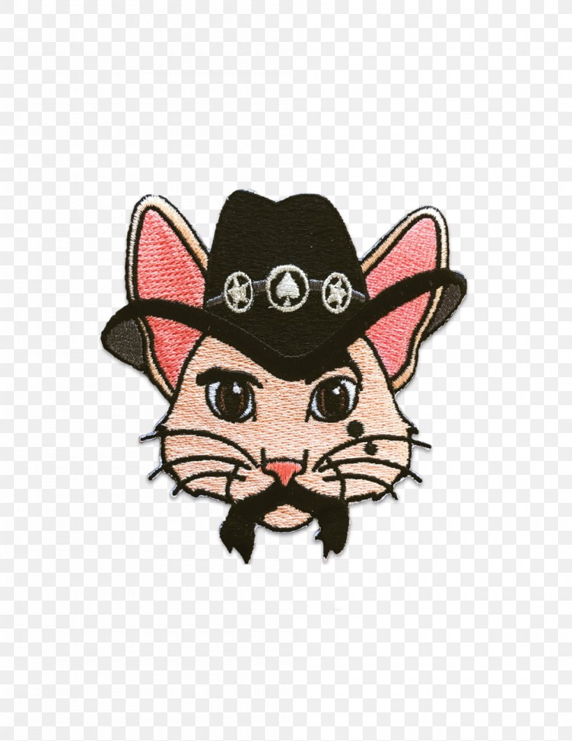 Whiskers Rock And Roll Iron-on Embroidered Patch Cat, PNG, 1000x1294px, Whiskers, Bow Tie, Carnivoran, Cartoon, Cat Download Free