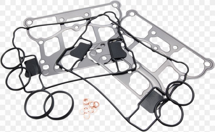 Gasket Harley-Davidson Twin Cam Engine S&S Cycle Harley-Davidson Twin Cam Engine, PNG, 1200x738px, Gasket, Auto Part, Automotive Exterior, Automotive Industry, Black And White Download Free