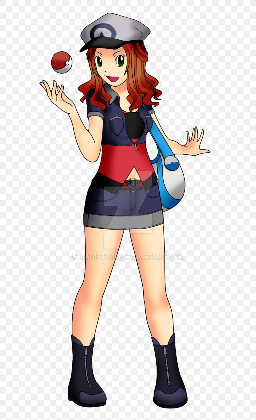 Pokémon Trainer Art Red Hair, PNG, 600x1345px, Watercolor, Cartoon, Flower, Frame, Heart Download Free