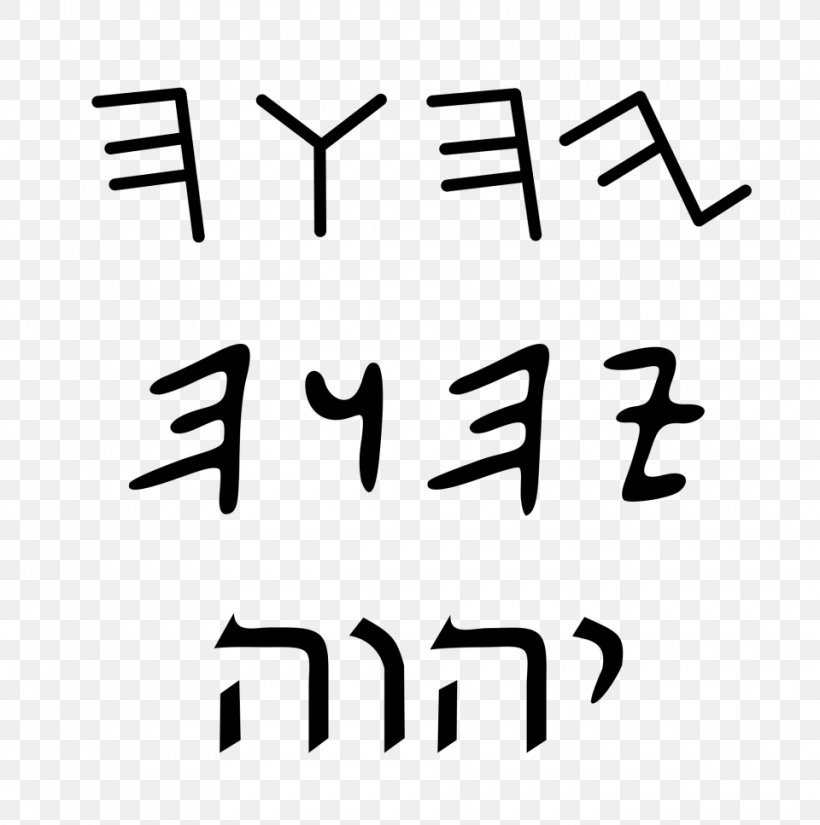 10th Century BC Tetragrammaton Biblical Hebrew Paleo-Hebrew Alphabet, PNG, 960x967px, Tetragrammaton, Aramaic Alphabet, Aramaic Language, Area, Bible Download Free