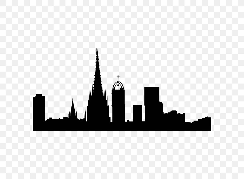 Barcelona Skyline Wall Decal Silhouette, PNG, 600x600px, Skyline, Art, Barcelona, Barcelona Skyline, Black And White Download Free