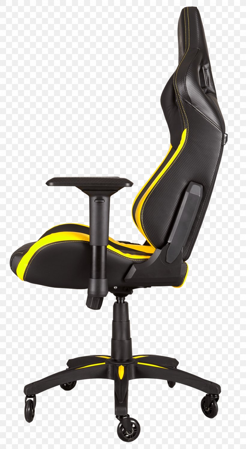 Gaming Chair Video Game Office & Desk Chairs Furniture, PNG, 986x1800px, Chair, Caster, Comfort, Corsair Components, Cushion Download Free