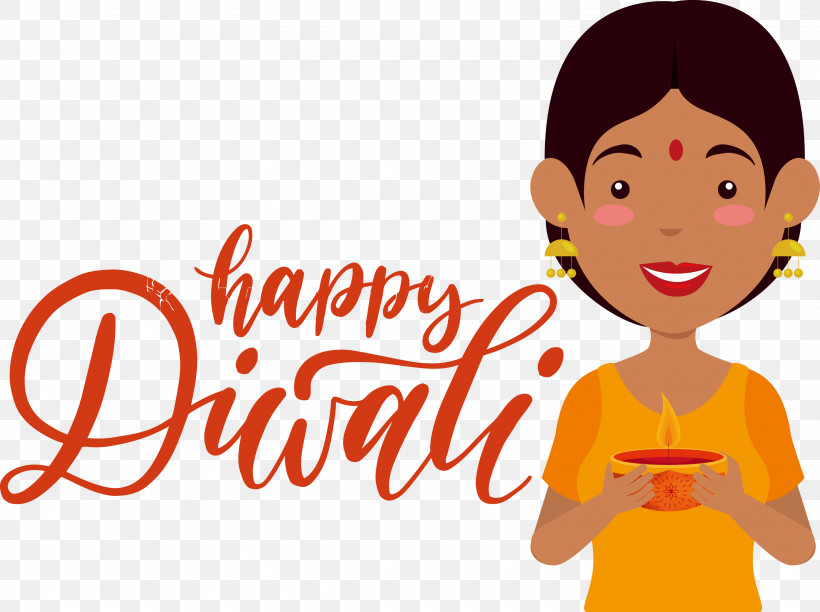 Happy Diwali, PNG, 3000x2241px, Happy Diwali, Behavior, Cartoon, Geometry, Happiness Download Free