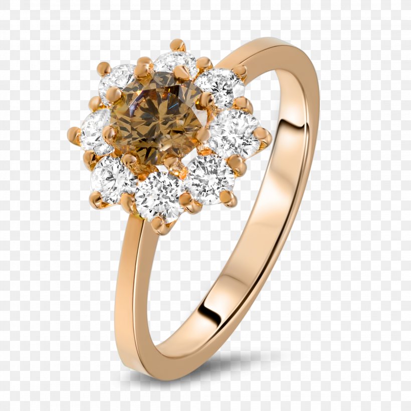 Wedding Ring Jewellery Diamond Engagement Ring, PNG, 2200x2200px, Ring, Body Jewelry, Brilliant, Brown Diamonds, Carat Download Free