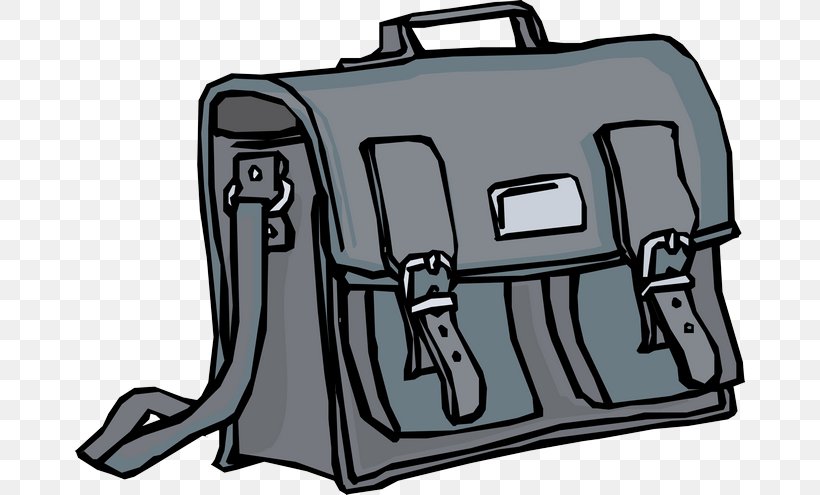 Baggage Backpack Satchel Cartoon, PNG, 670x495px, Bag, Backpack, Baggage, Black And White, Brand Download Free