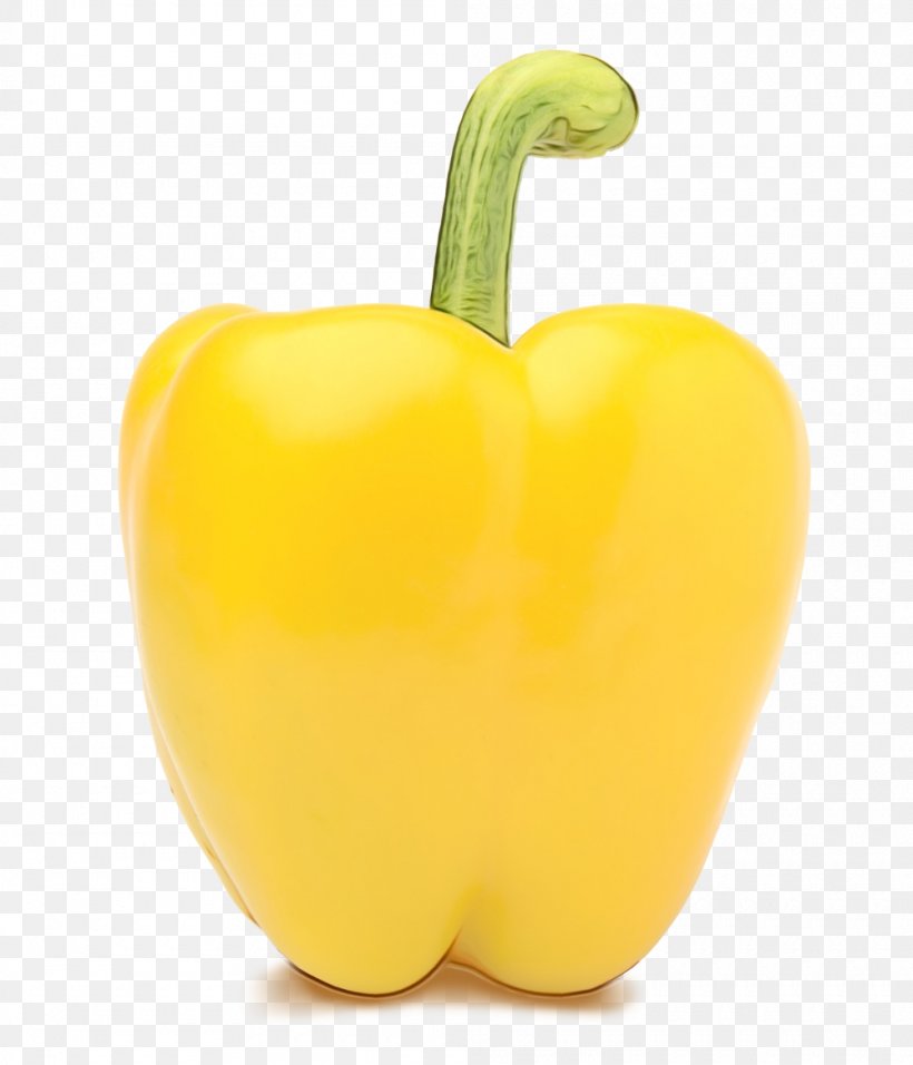 Bell Pepper Yellow Pepper Yellow Bell Peppers And Chili Peppers Pimiento, PNG, 1000x1167px, Watercolor, Bell Pepper, Bell Peppers And Chili Peppers, Capsicum, Natural Foods Download Free
