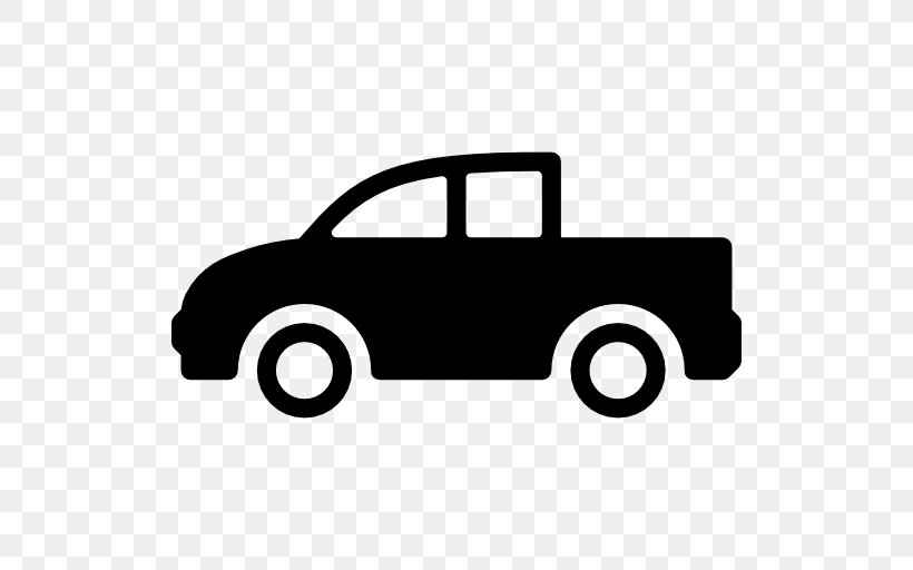 Car Minivan Pickup Truck Clip Art, PNG, 512x512px, Car, Automotive Design, Automotive Exterior, Black And White, Brand Download Free