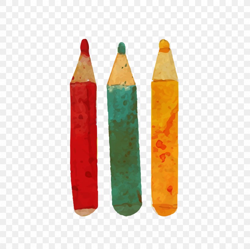 Colored Pencil Crayon, PNG, 2362x2362px, Pencil, Cartoon, Color, Colored Pencil, Crayon Download Free