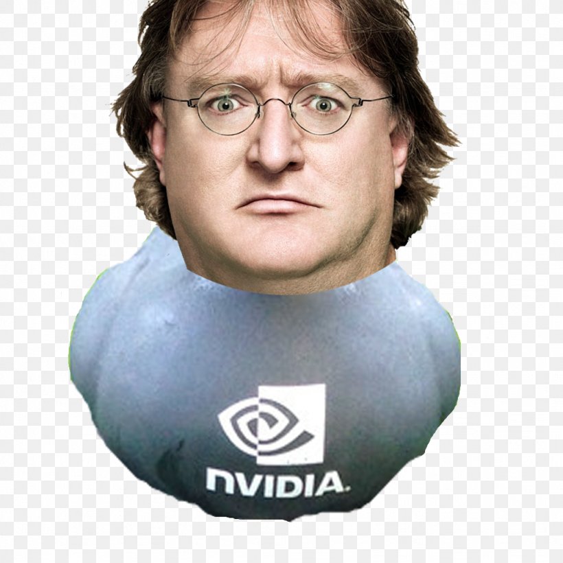 Gabe Newell Half-Life 2: Episode Three Left 4 Dead Team Fortress 2 Counter-Strike: Global Offensive, PNG, 1024x1024px, Gabe Newell, Chin, Counterstrike, Counterstrike Global Offensive, Dota 2 Download Free