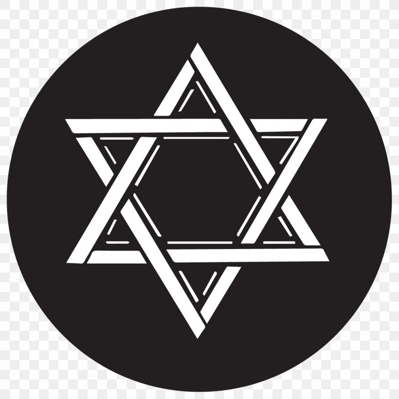 Gobo Star Of David Light Judaism, PNG, 1200x1200px, Gobo, Black And White, Brand, David, Emblem Download Free