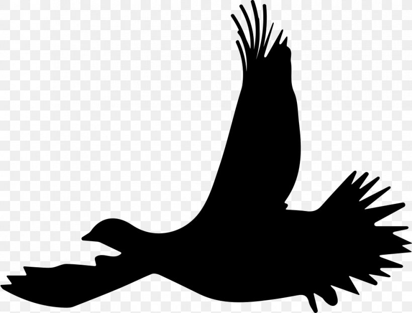 Bird Ruffed Grouse Flight Silhouette, PNG, 981x746px, Bird, Animal, Beak, Bird Flight, Bird Of Prey Download Free