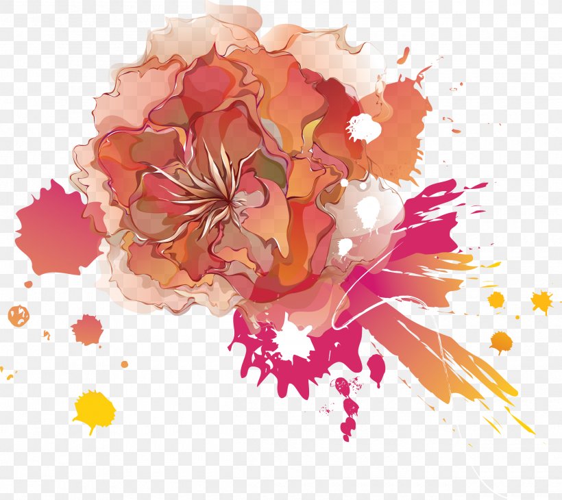 Floral Design Drawing Watercolor Painting, PNG, 2500x2227px, Floral Design, Art, Blossom, Carnation, Cut Flowers Download Free