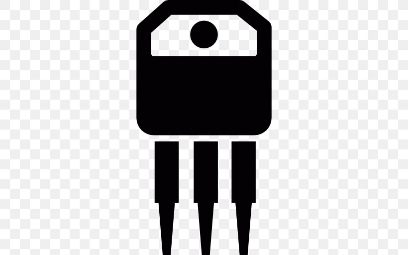 Transistor Electronics Electronic Component Semiconductor, PNG, 512x512px, Transistor, Black, Black And White, Diode, Electronic Component Download Free