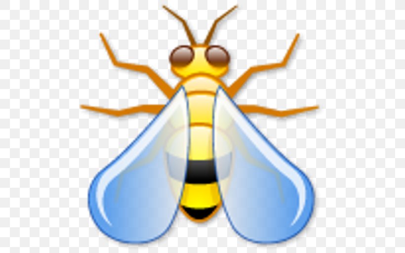 Honey Bee Insect Fly, PNG, 512x512px, Honey Bee, Animal, Arthropod, Artwork, Beak Download Free