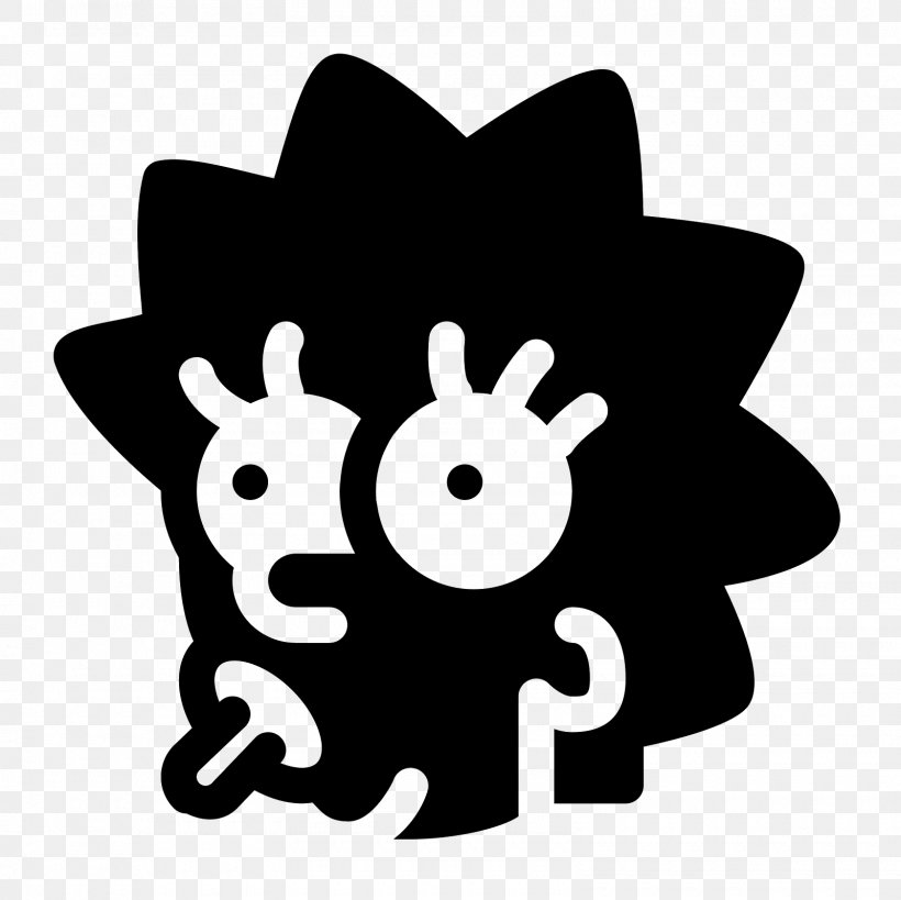 Maggie Simpson Homer Simpson Lisa Simpson Marge Simpson Bart Simpson, PNG, 1600x1600px, Maggie Simpson, Bart Simpson, Black, Black And White, Familien Van Houten Download Free