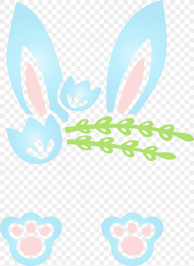 Sticker Pattern Heart, PNG, 2189x3000px, Easter Bunny, Cute Rabbit, Easter Day, Heart, Paint Download Free