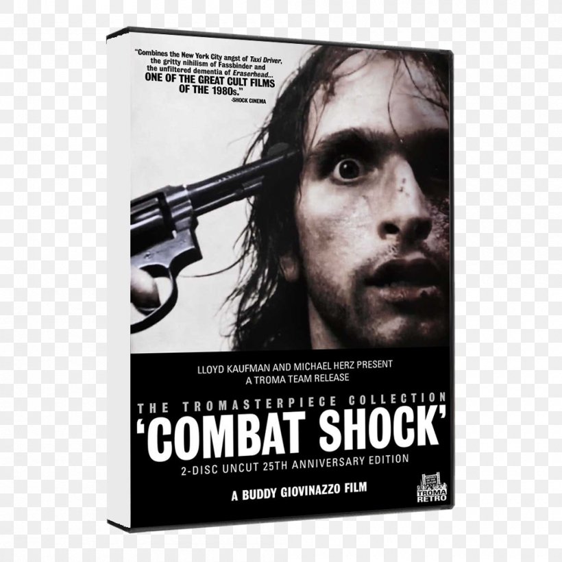 Buddy Giovinazzo Combat Shock Troma Entertainment DVD Film, PNG, 1000x1000px, Troma Entertainment, Advertising, B Movie, Brand, Dvd Download Free