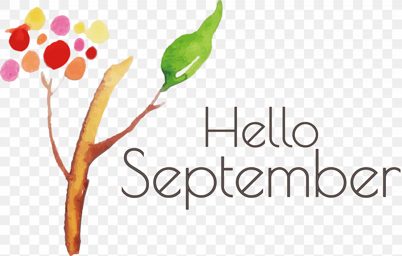 Hello September September, PNG, 3000x1914px, Hello September, Abstract Art, Drawing, Flower, Logo Download Free