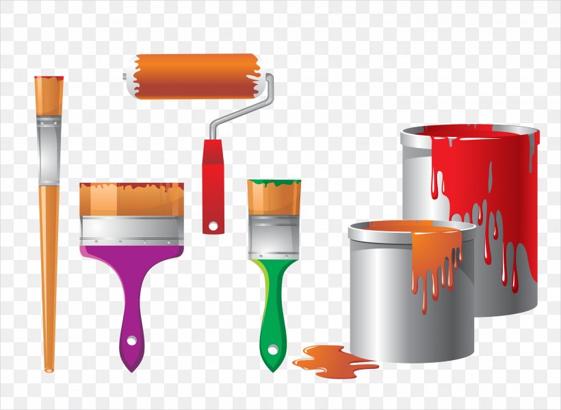 Painting Bucket Clip Art, PNG, 2892x2116px, Paint, Brush, Bucket, Color, Home Depot Download Free