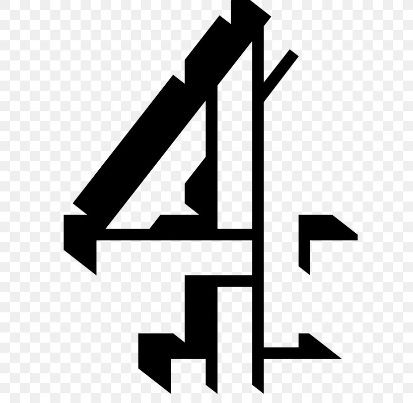 Channel 4 Logo Television Broadcasting, PNG, 600x800px, Channel 4, All 4, Black And White, Broadcasting, Film Download Free