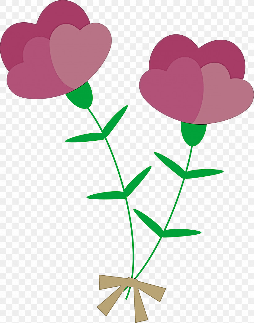 Mothers Day Carnation Mothers Day Flower, PNG, 2360x3000px, Mothers Day Carnation, Flower, Heart, Leaf, Mothers Day Flower Download Free