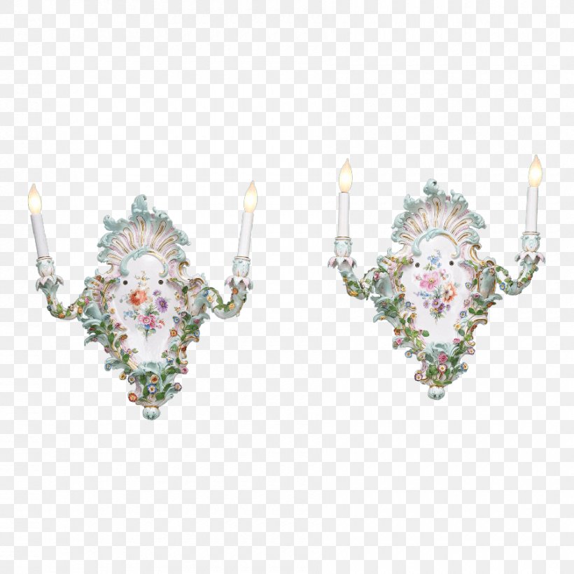 Meissen Porcelain Light Sconce, PNG, 900x900px, Meissen, Antique, Body Jewelry, Ceramic, Chinoiserie Download Free