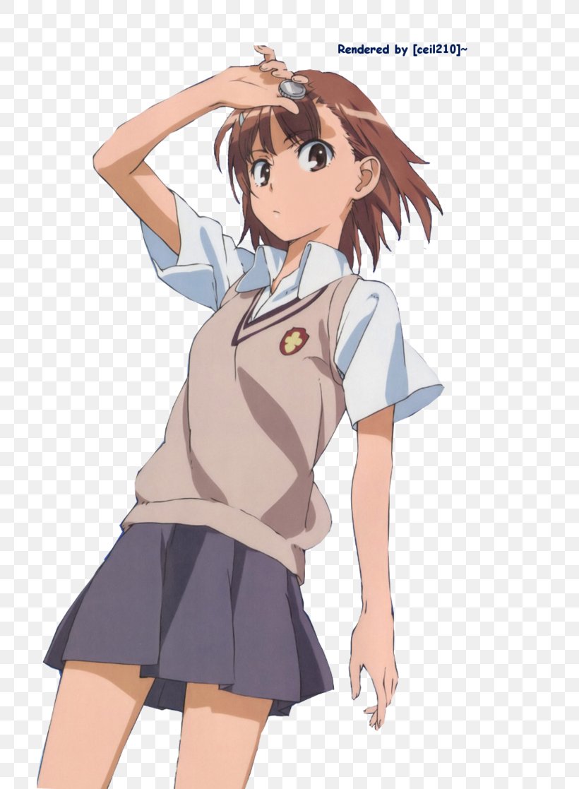 Mikoto Misaka Kuroko Shirai A Certain Scientific Railgun Ruiko Saten, PNG, 715x1117px, Watercolor, Cartoon, Flower, Frame, Heart Download Free