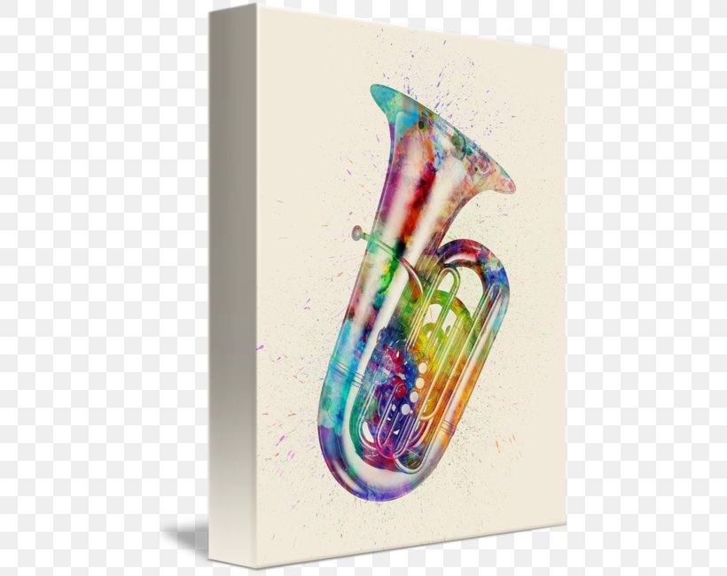 Musical Instruments Watercolor Painting Tuba Art Brass Instruments, PNG, 469x650px, Watercolor, Cartoon, Flower, Frame, Heart Download Free