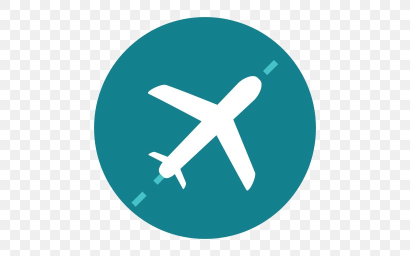 Airplane Symbol, PNG, 512x512px, Airplane, Aqua, Green, Logo, Symbol Download Free