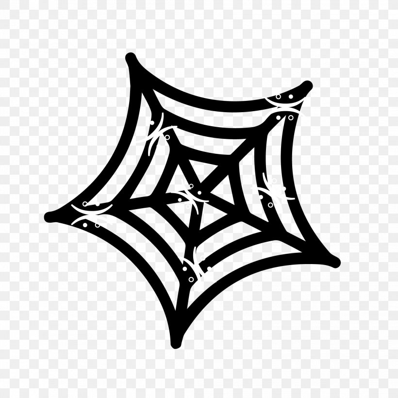 Spider Web Clip Art, PNG, 2083x2083px, Spider, Black, Black And White, Halloween, Monochrome Download Free