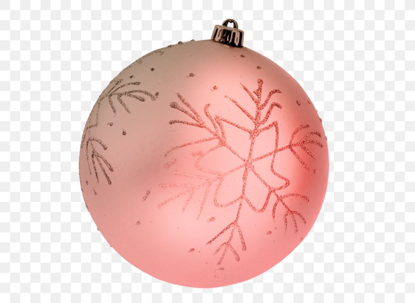 Christmas Ornament Pink M, PNG, 600x600px, Christmas Ornament, Christmas, Christmas Decoration, Peach, Pink Download Free
