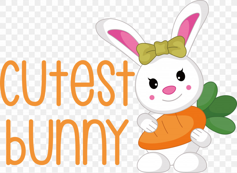 Easter Bunny, PNG, 7081x5192px, Easter Bunny, Cartoon, Flower, Meter, Rabbit Download Free