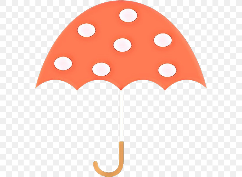 Polka Dot, PNG, 582x599px, Polka Dot, Orange, Umbrella Download Free
